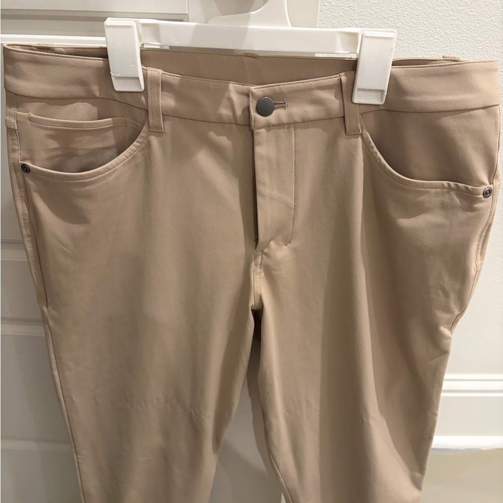 Men's Beige Chino Pants - Picture 7 of 7